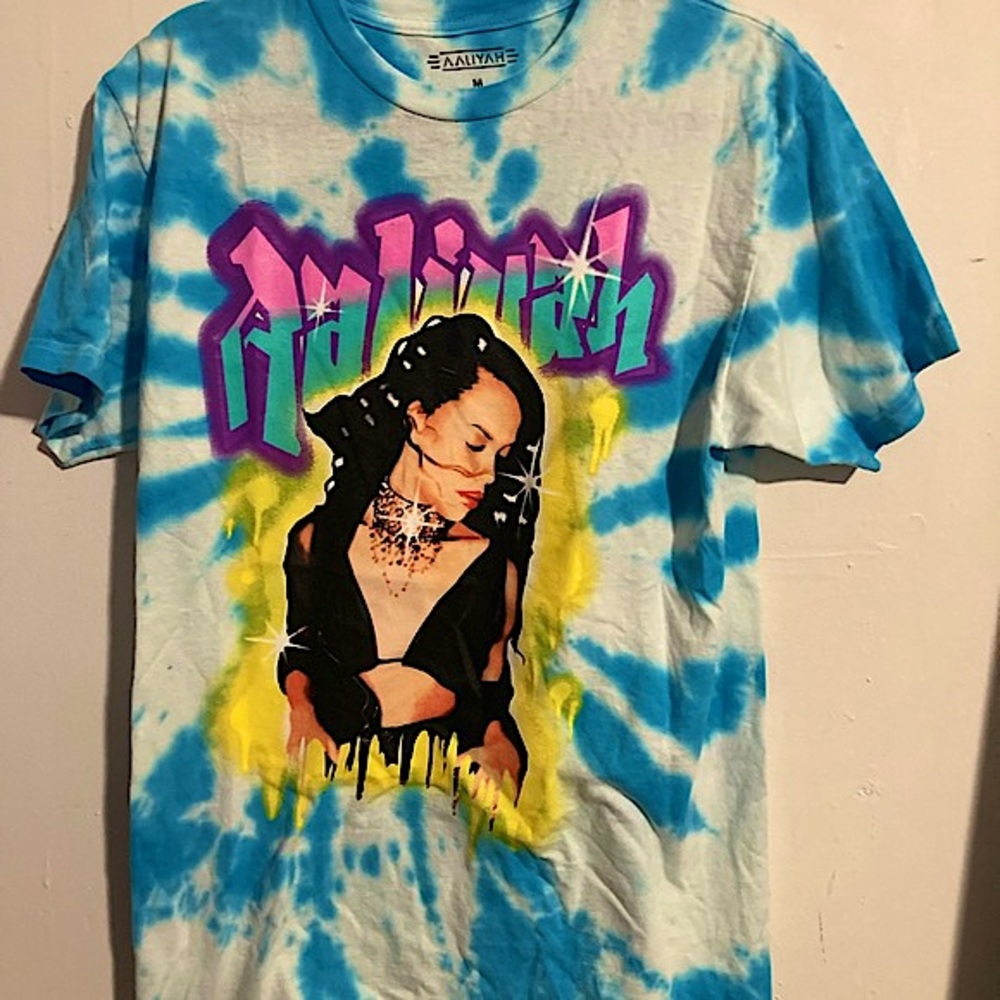 Aaliyah tie dye short sleeve tee shirt